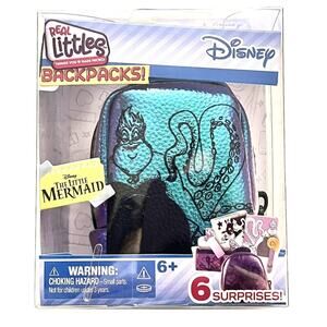 Real Littles Disney Little Mermaid Ursula Iridescent Backpack 6 Gift Bag Charm